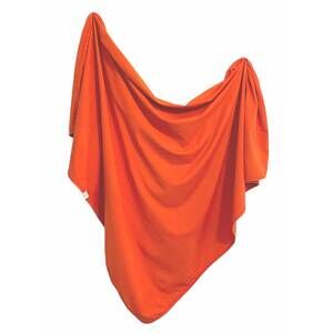 NEW FAWN & FOSTER baby organic cotton swaddle in rust
